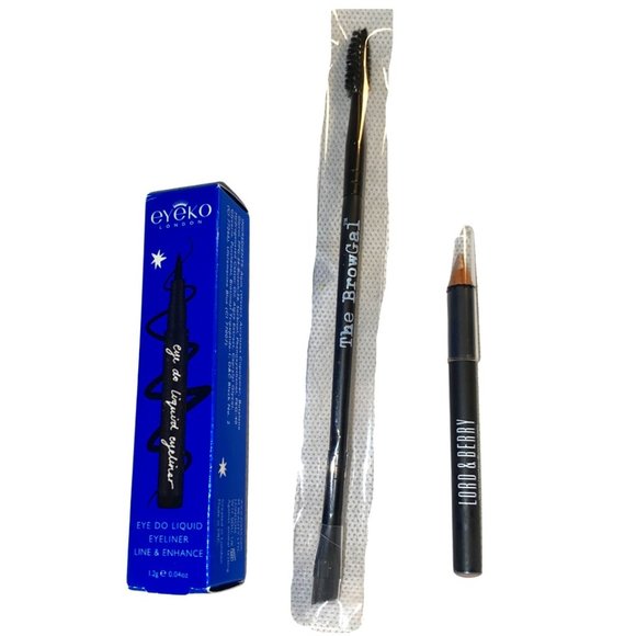 Eyeko Eye Do Eyeliner. The Brow Gal Brush, Lord and Berry Strobing Pencil SET - Picture 1 of 13